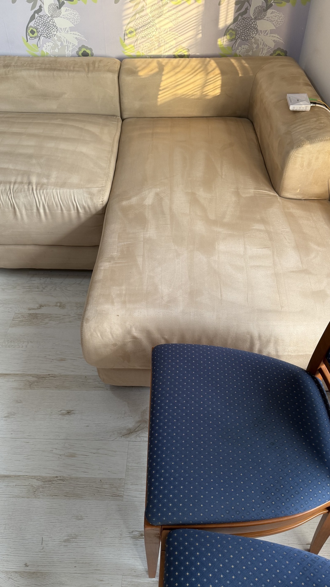 After photo for Limpieza de sofás